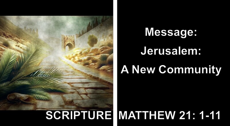 Sunday March 24 Message