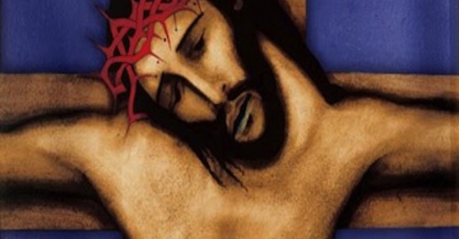 Stations of the Cross. The Tenth Station image