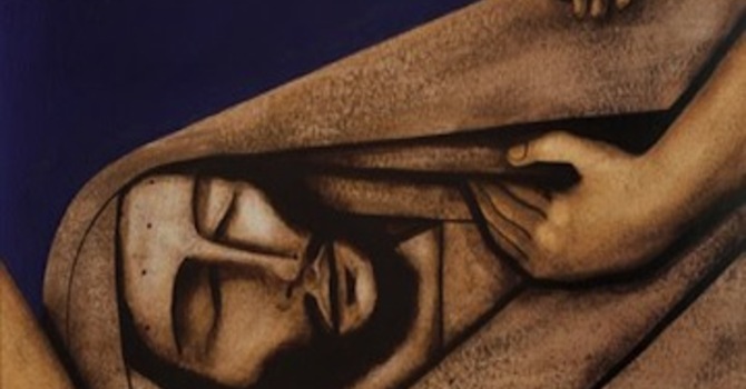 Stations of the Cross. The Fourteenth Station image