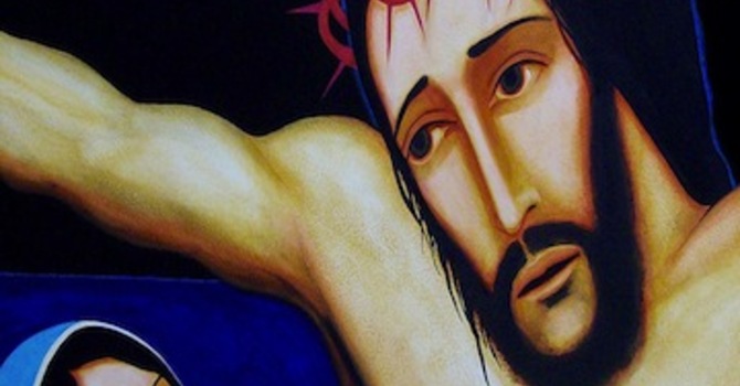 Stations of the Cross. The Twelfth Station image