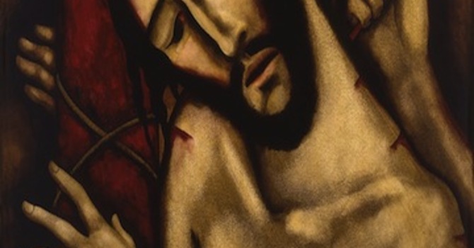 Stations of the Cross. The Sixth Station image