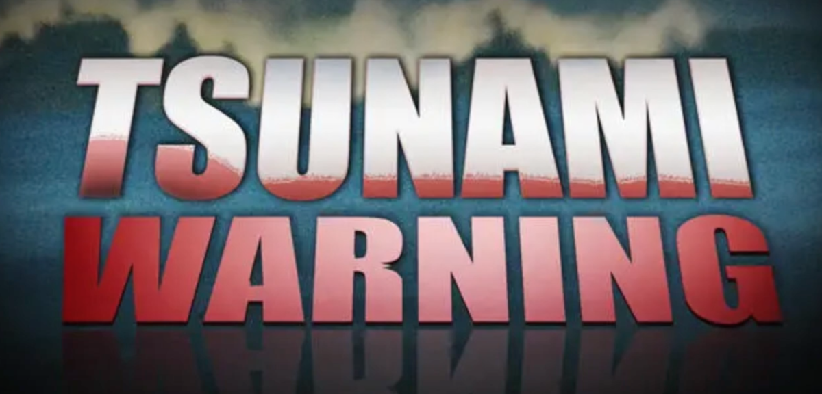 Tsunami warning zone kailua