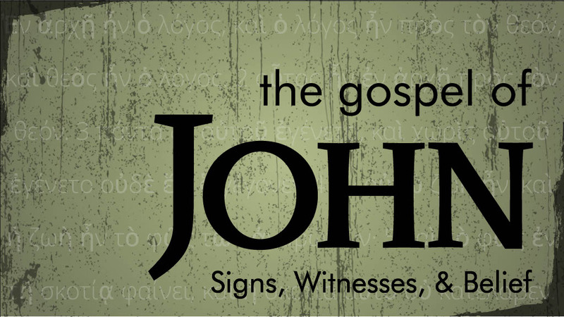 The Gospel of John:  Signs, Witnesses, & Belief. 