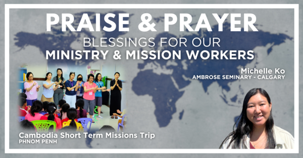 Ministry & Mission Worker Prayer Updates