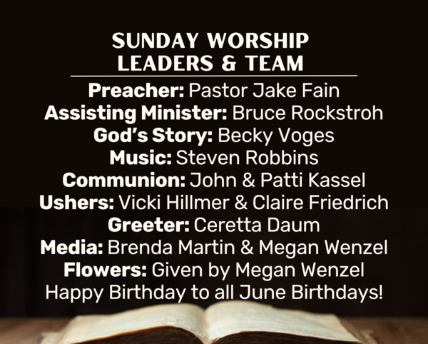 Leading us in Worship