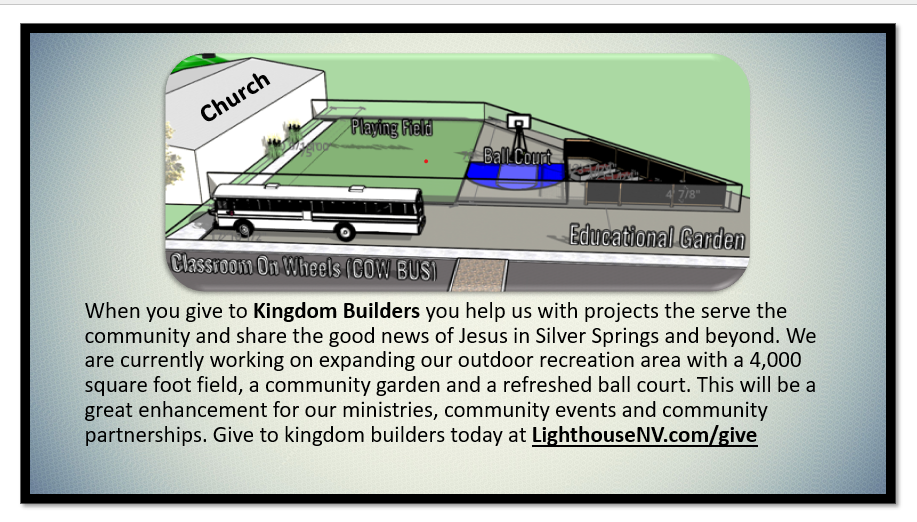 New Church Project | Kingdom Builders | Lighthouse Church