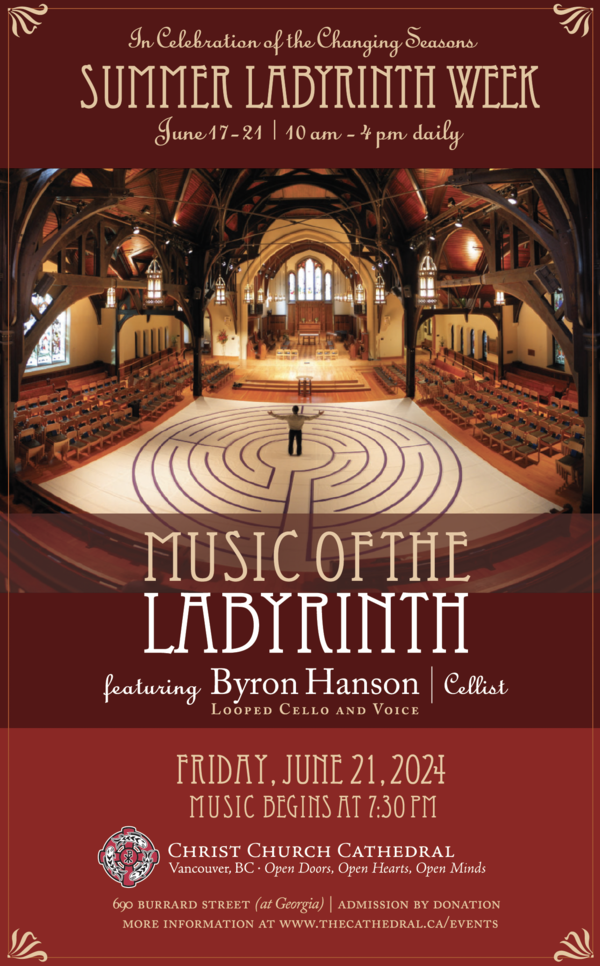 Summer Labyrinth Week at Christ Church Cathedral