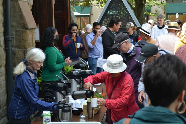 Coffee Hour to Take Place on the Plaza