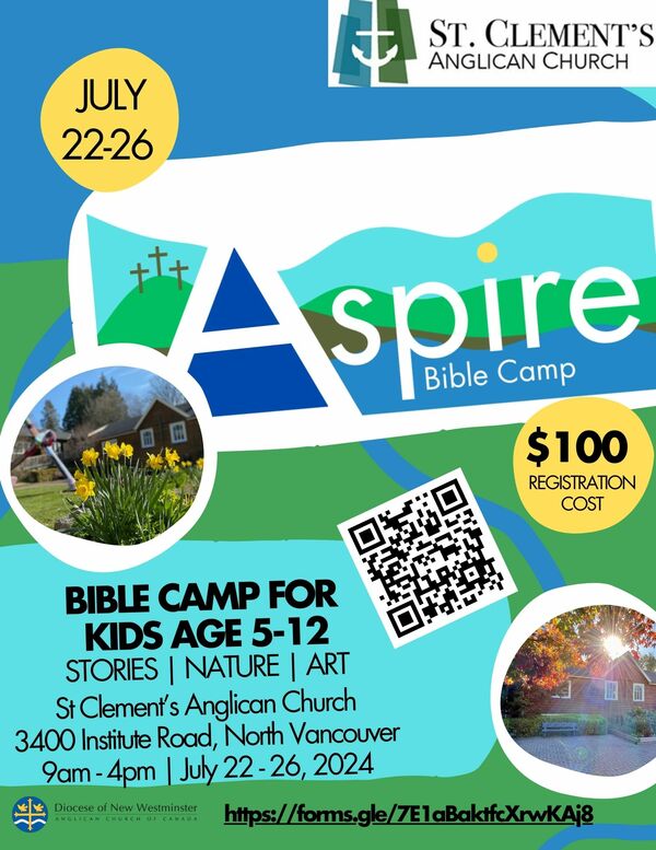 Register for Aspire Bible Camp, July 22-26 