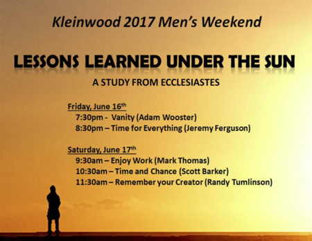 Lessons Learned Under The Sun: A Study From Ecclesiastes