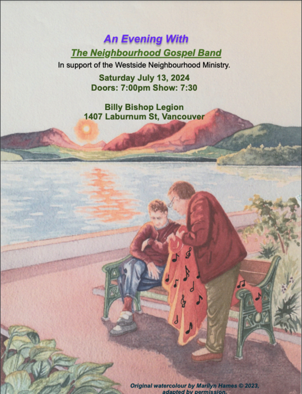 Neighbourhood Gospel Band Concert for the Homeless