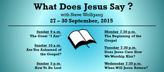 What Does Jesus Say?