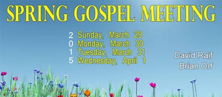 2015 Spring Gospel Meeting