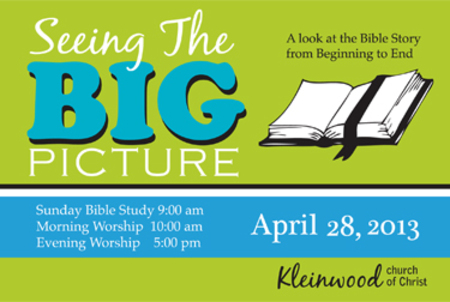 Seeing the Big Picture