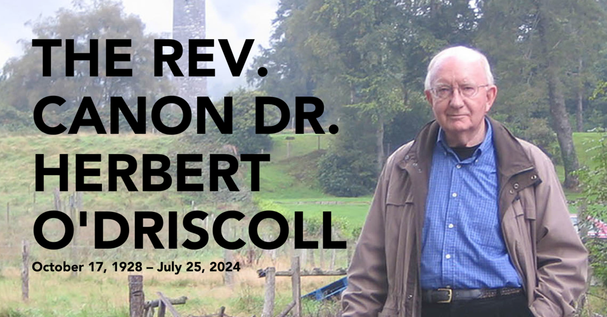 Remembering Herbert O'Driscoll | Anglican Diocese of British Columbia