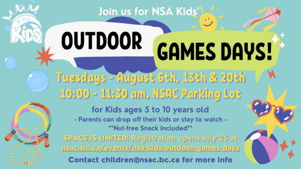 NSA Kids Outdoor Games Days