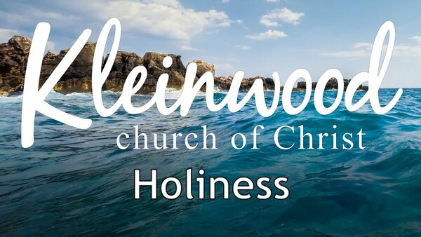 Holiness