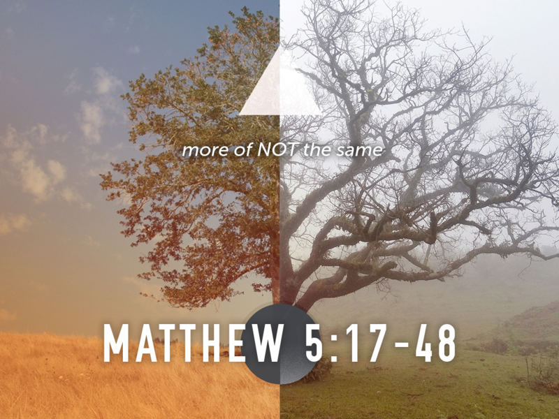 Matthew 5:17-48
