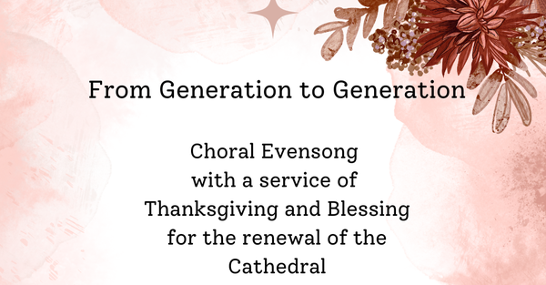 Thanksgiving and Blessing for Renewal