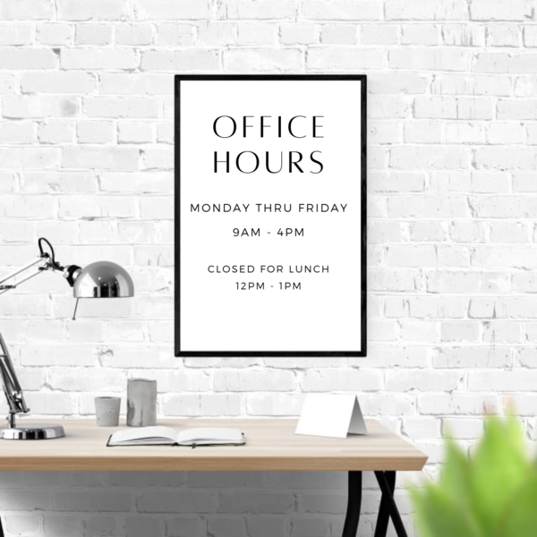 Opening Hours
