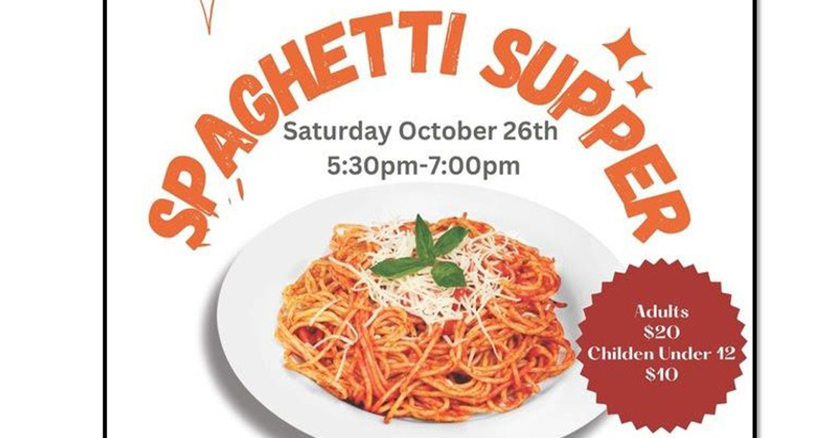 Community Spaghetti Supper at St. Mark’s Church St. Marks