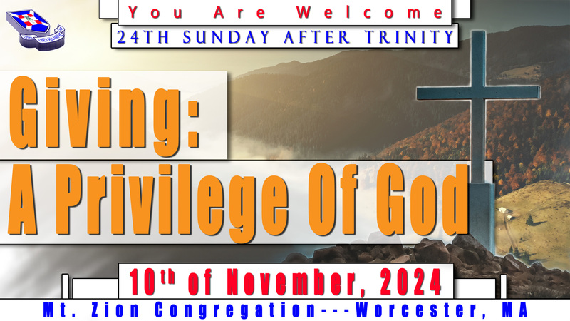 Giving: A Privilege Of God