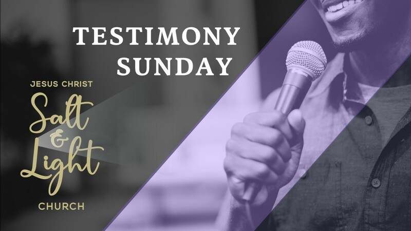 Testimony Sunday
