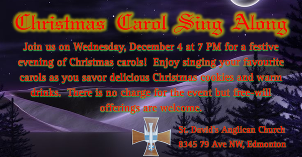 St. David's Christmas Carol Sing Along