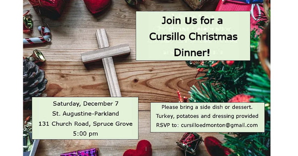 You're Invited to the Cursillo Christmas Dinner!