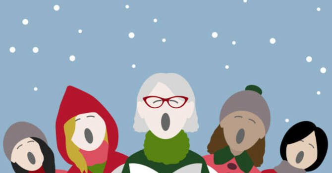 Living Nativity Caroling