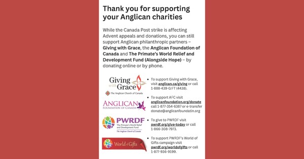 Anglican Partners Seeking Support