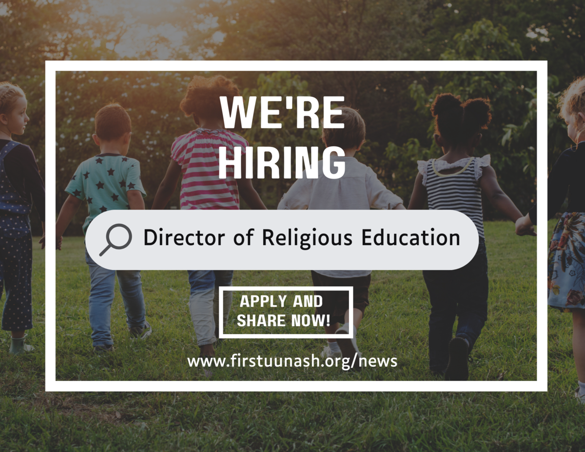 We're Hiring! | First Unitarian Universalist Church of Nashville