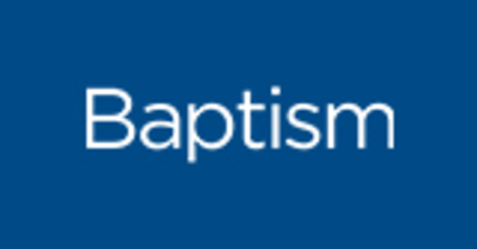 Baptism Sunday