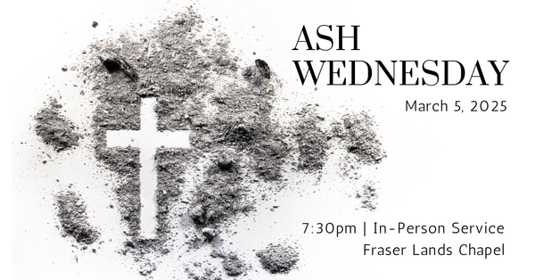 Ash Wednesday 聖灰日聚會
