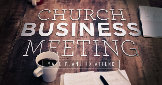 Annual Church Business Meeting