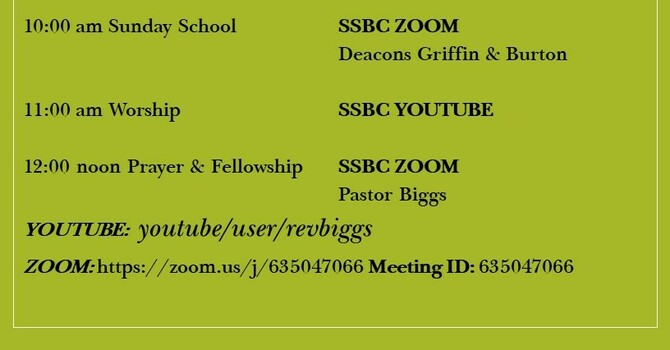 Worship, Fellowship Schedule Changed under Stay-at-Home Order image