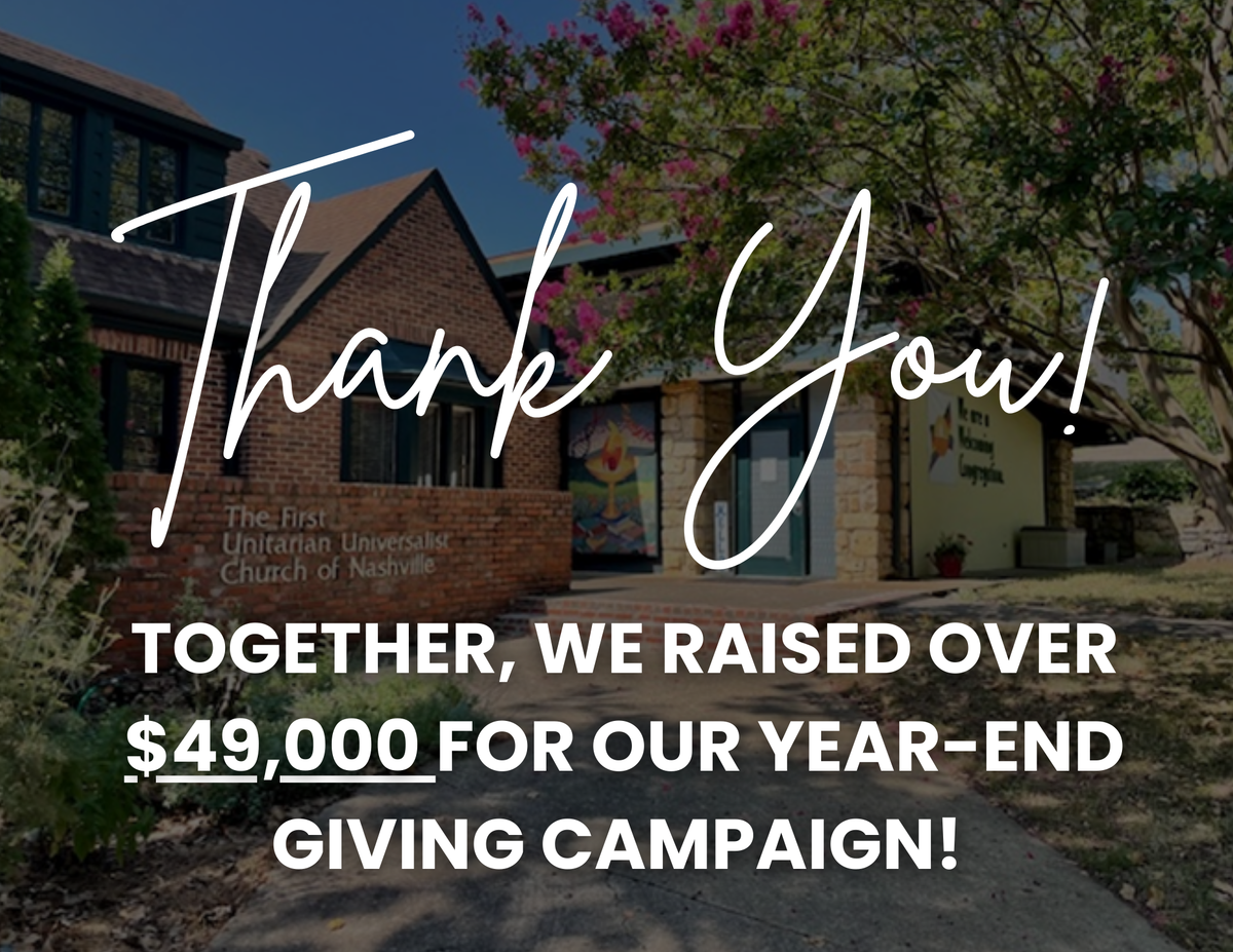 Blog | First Unitarian Universalist Church of Nashville