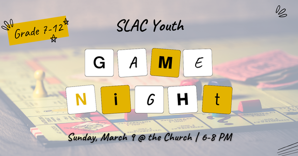 SLAC Youth Game Night