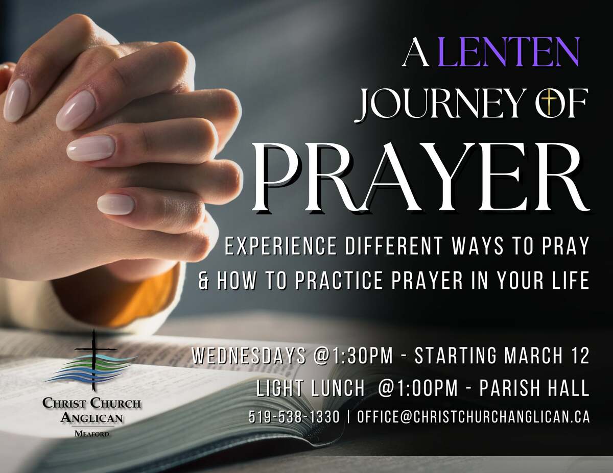 A Lenten Journey of Prayer | St. George's, The Anglican Parish of The ...