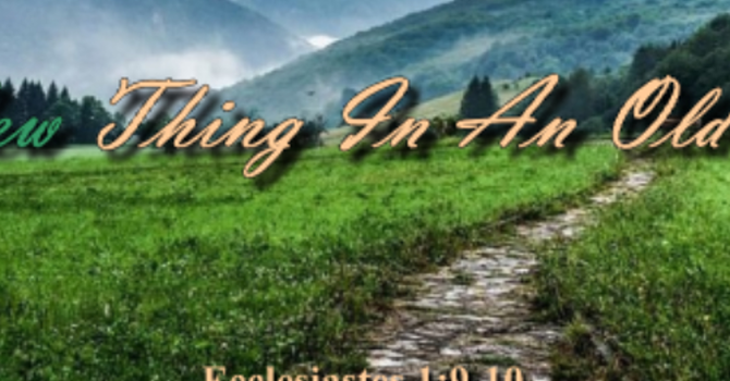 A New Thing In An Old Path - 01/05/25