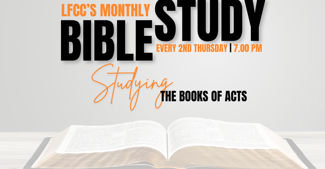 Monthly Bible Study (The Book of Acts)