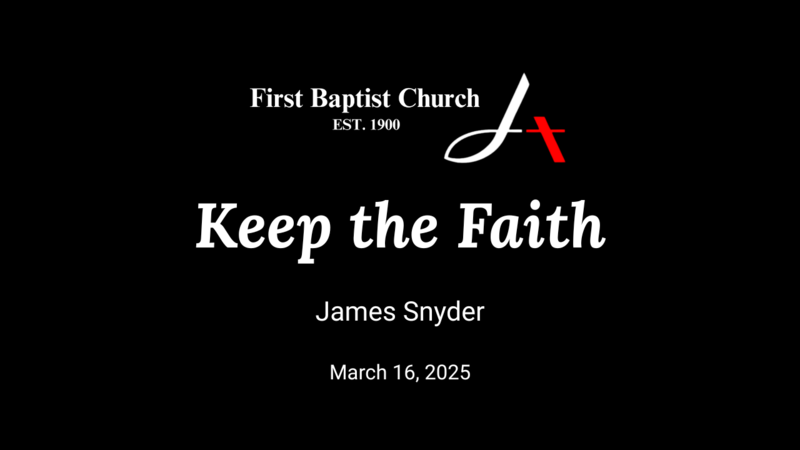 Keep the Faith