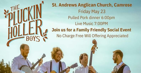 Community Pulled Pork Dinner and Live Music