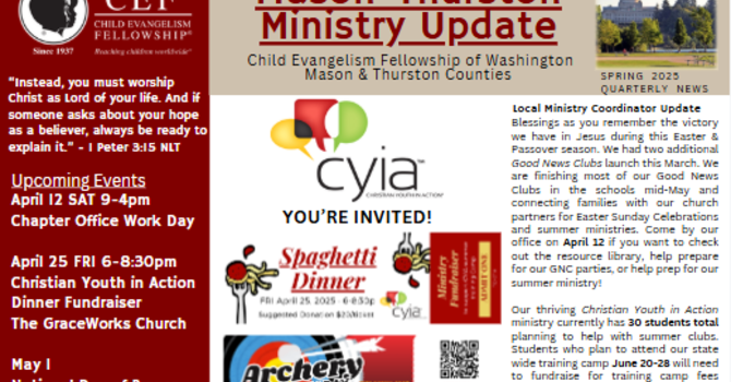 Spring Newsletter 2025 image
