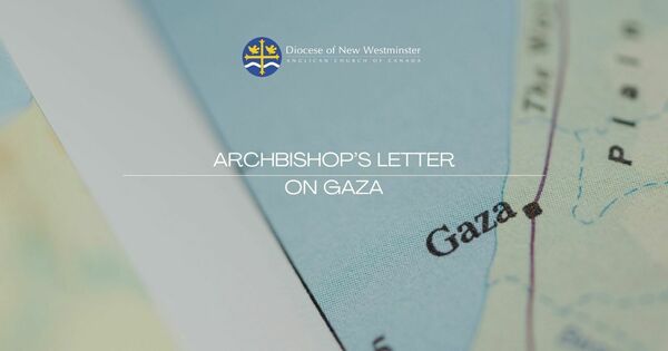 Archbishop's Letter on Gaza