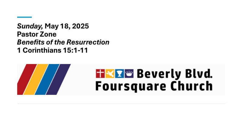 Benefits of the Resurrection