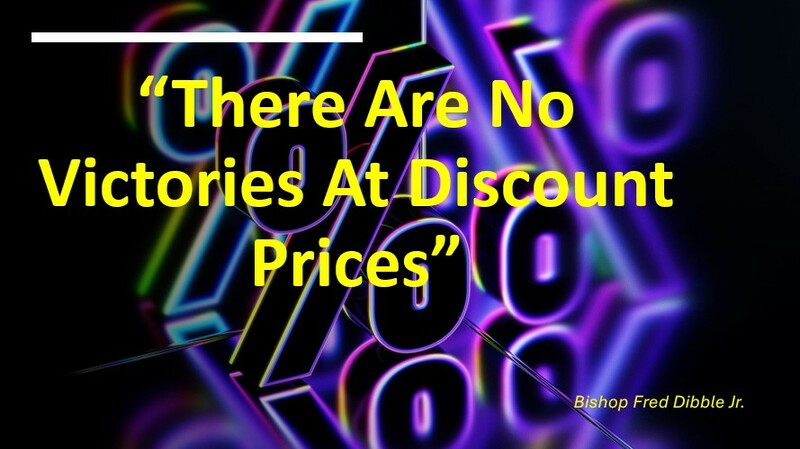 There Are No Victories At Discount Prices