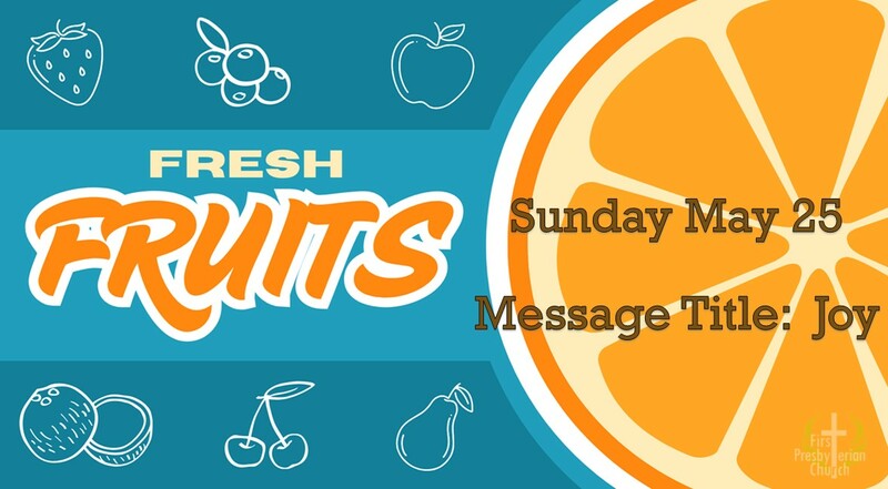 Sunday May 25 Worship Service