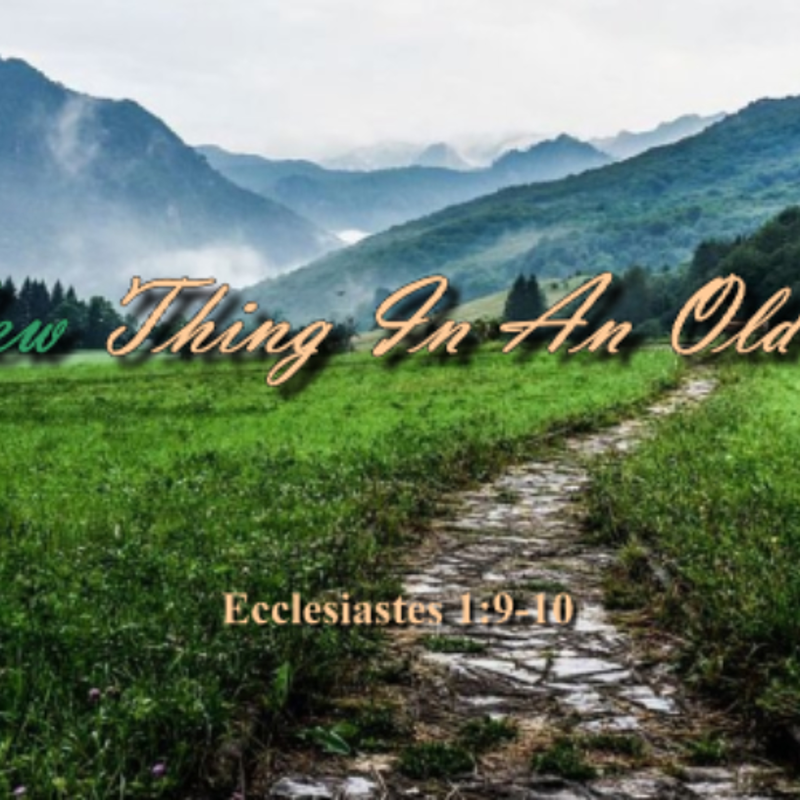 A New Thing In An Old Path - 01/05/25