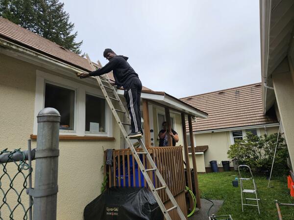 Gutter Cleaning at St. John's